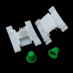 10PCS Auto Door Trim Bump Strip Clips Molding Short Stem For Volkswagen Golf Mk 3 1H0853585B Door Trim Clips Plastic Trim Clips