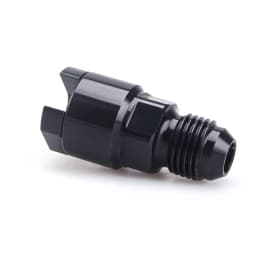 Quick Connect 6AN AN6 Male To 3/8", 5/16" AN8 8AN Quick Disconnect Male Push On EFI Fitting Adapter Aluminum Black