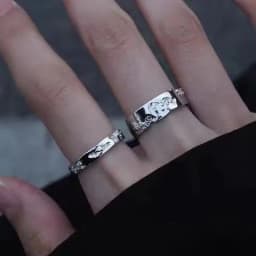 Fashion Trendy Exaggerated Ring Punk Simple Style Female Cool Design Finger Creative Women Gold Silver Color Jewelry Gift Hot