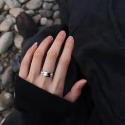 Fashion Trendy Exaggerated Ring Punk Simple Style Female Cool Design Finger Creative Women Gold Silver Color Jewelry Gift Hot