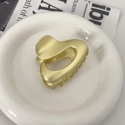 New Women Elegant Simplicity Hollow Geometric Metal Hair Claw Vintage Hair Clips Ponytail Claw Clip Fashion Hair Accessories