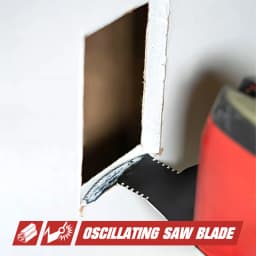 Vearter 2Pack HCS Oscillating Multi-tool Swing Saw Blade Specifical For Drywall PVC Plastic Plasterboard Wood Panel Cutting
