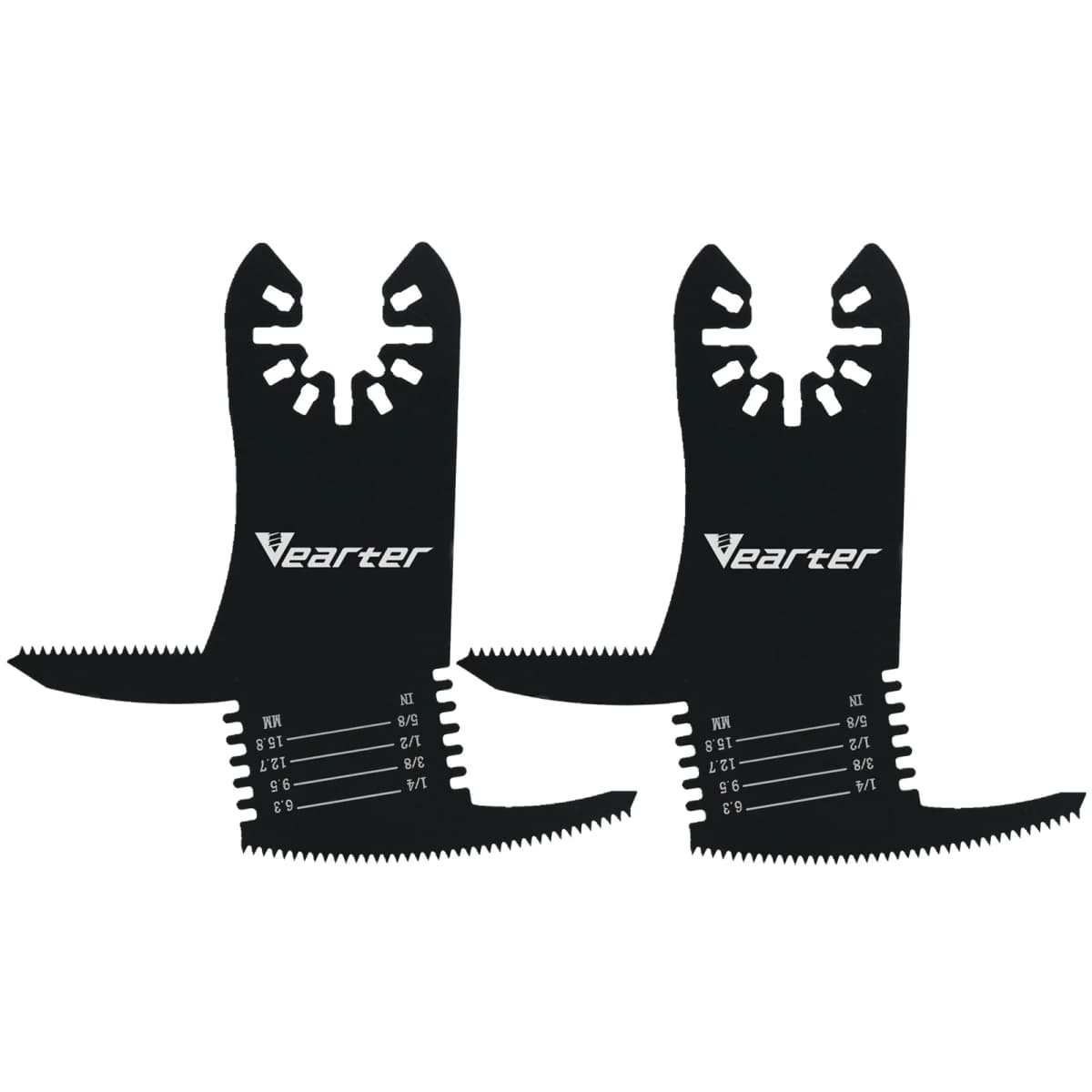 Vearter 2Pack HCS Oscillating Multi-tool Swing Saw Blade Specifical For Drywall PVC Plastic Plasterboard Wood Panel Cutting