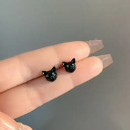 S925 Needle Cute Teacup Kitten Earrings for Women Girls Long Tassel Asymmetrical Enamel Cartoon Cat In The Coffee Cup Earrings