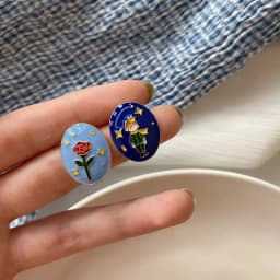 S925 Needle Cute Teacup Kitten Earrings for Women Girls Long Tassel Asymmetrical Enamel Cartoon Cat In The Coffee Cup Earrings