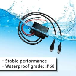 12V 24V 36V 48V 60V 72V to 5V 3A 15W DC to 11-90V to 5V USB Converter with Type C and Micro USB Output Power Adapter Converter