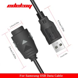 USB DATA SYNC CHARGER CABLE for Samsung MP3 MP4 Player YP-P2 P3 S3 S5 Q1 Q2 R1 T9 T10 T08 K3 K5 E10 U10 B10 B20 D20