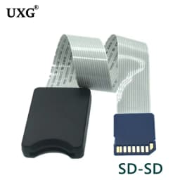 10/15/25/46CM TF To Micro SD Card Flex Extension Cable Extender Adapter Zip Extension Cable Memory Card Extender Cord Linker