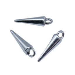 WYSIWYG 20pcs 4x16mm 7 Colors Cone Charms Pendant For DIY Jewelry Making Handmade Jewelry Craft Findings