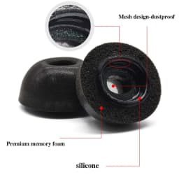 Memory Foam Ear Pads For Airpods Pro2/Pro Wireless Bluetooth Earphones Ear Covers Caps Earphone Earpads Eartips 2pcs/Pair