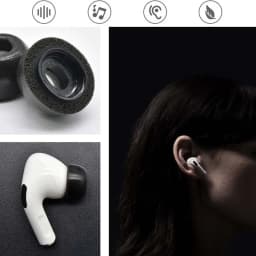 Memory Foam Ear Pads For Airpods Pro2/Pro Wireless Bluetooth Earphones Ear Covers Caps Earphone Earpads Eartips 2pcs/Pair