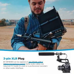 Interview Shotgun Microphone XLR BOYA Pro Broadcast Quality Mic BY-BM6060 for Camera Camcorders New Gathering Youtube