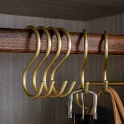 5pcs Aluminium Alloy S Shape Hooks Practical Kitchen Railing Hanger Hook Clasp Holder Hooks For Hanging Clothes Handbag Hooks