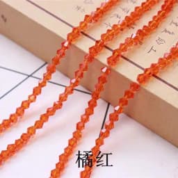 Rondell Austria Faceted Crystal Beads Round Glass Beads Loose Spacer Beads for Jewelry Making DIY