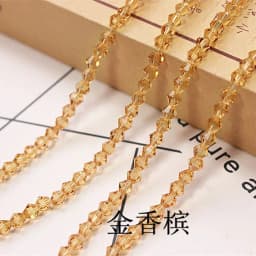 Rondell Austria Faceted Crystal Beads Round Glass Beads Loose Spacer Beads for Jewelry Making DIY