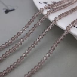 Rondell Austria Faceted Crystal Beads Round Glass Beads Loose Spacer Beads for Jewelry Making DIY