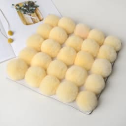 25pcs Faux Rabbit Fur Pom Pom 6cm 8cm Artificial Plush Fluffy Pompom Balls for Diy Hats Gloves Keychain Charms Sewing Supplies