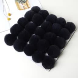 25pcs Faux Rabbit Fur Pom Pom 6cm 8cm Artificial Plush Fluffy Pompom Balls for Diy Hats Gloves Keychain Charms Sewing Supplies