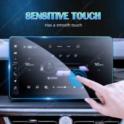 Tempered Glass Protective Film for Audi Q3 Sportback 2020 2021 2022 2023 2024 Navigation Dashboard Instrument LCD Screen Film