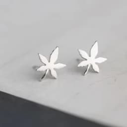 Silver Plated Creative Ear Hole Earrings for Women Prevent Korean Style Stud Earrings Allergy Earrings Fine Jewelry Accessories
