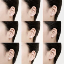 Silver Plated Creative Ear Hole Earrings for Women Prevent Korean Style Stud Earrings Allergy Earrings Fine Jewelry Accessories
