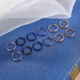 Small Hoop Earrings For Women Men Silver Color Stainles Steel Round Circle Pendientes Anti-allergy Not Fade Small Ear Jewelry
