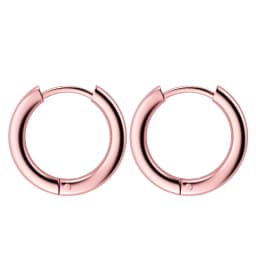 Small Hoop Earrings For Women Men Silver Color Stainles Steel Round Circle Pendientes Anti-allergy Not Fade Small Ear Jewelry