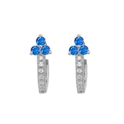 TIANDE Exquisite Zircon Hoop Earrings for Women Fashion Gold Color Round Cilrle Piercing Earrings Fashion Jewelry Accessories