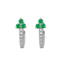 TIANDE Exquisite Zircon Hoop Earrings for Women Fashion Gold Color Round Cilrle Piercing Earrings Fashion Jewelry Accessories