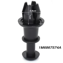 2/4pcs For Skoda Citigo Fabia NJ Kamiq Karoq Octavia 5E Rapid Superb Scala Parcel Shelf String Clips Holder Pivot 1M6867574A