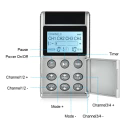 15 Modes EMS Electric Muscle Stimulator TENS Physiotherapy Pulse Full Body Massager Machine Pain Relief Health Care Device