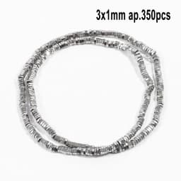 AAA Rhodium Hematite Loose Beads Charms Heart Star Tube Faceted Irregular Geometric Shape Beads For Jewelry Making Wholesale