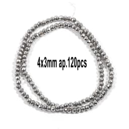 AAA Rhodium Hematite Loose Beads Charms Heart Star Tube Faceted Irregular Geometric Shape Beads For Jewelry Making Wholesale