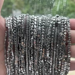 AAA Rhodium Hematite Loose Beads Charms Heart Star Tube Faceted Irregular Geometric Shape Beads For Jewelry Making Wholesale