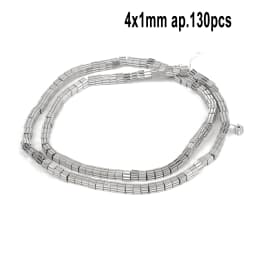 AAA Rhodium Hematite Loose Beads Charms Heart Star Tube Faceted Irregular Geometric Shape Beads For Jewelry Making Wholesale