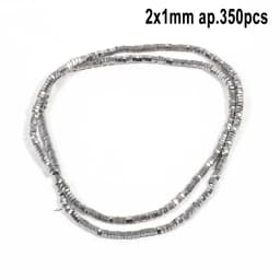 AAA Rhodium Hematite Loose Beads Charms Heart Star Tube Faceted Irregular Geometric Shape Beads For Jewelry Making Wholesale