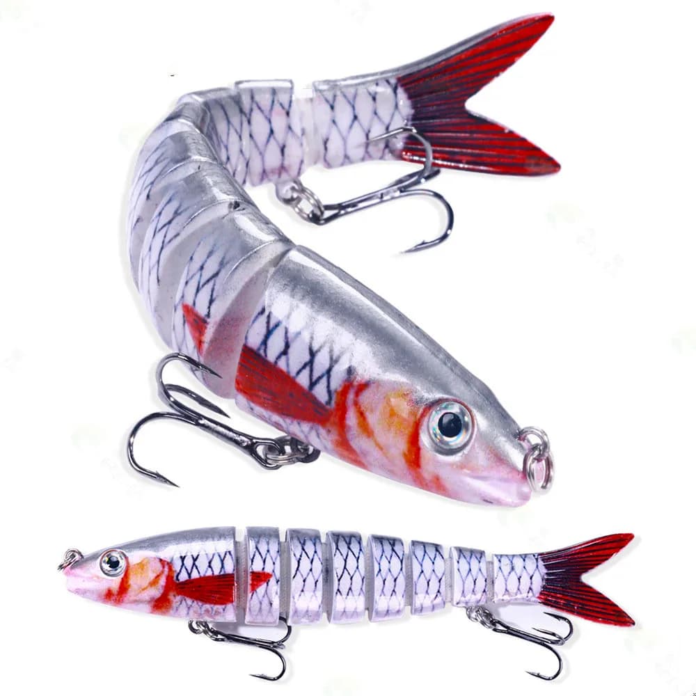 1PCS Multi Jointed Swimbait 13.5cm 19g Sinking Wobbler Fishing Lure Artificial Hard Bait Crankbait Bass Pike Fishing Tackle