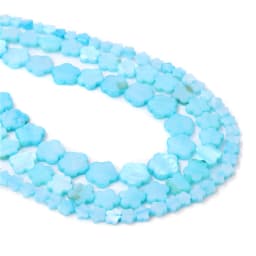 Wholesale Love Heart Star Shell Beads Natural Mother of Pearl Loose Beads for Jewelry Making DIY Charm Bracelet Necklace Earring