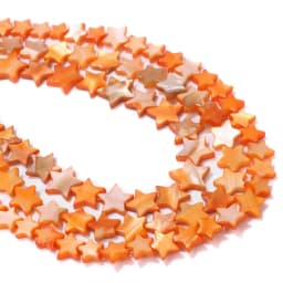 Wholesale Love Heart Star Shell Beads Natural Mother of Pearl Loose Beads for Jewelry Making DIY Charm Bracelet Necklace Earring