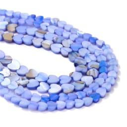 Wholesale Love Heart Star Shell Beads Natural Mother of Pearl Loose Beads for Jewelry Making DIY Charm Bracelet Necklace Earring
