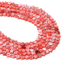 Wholesale Love Heart Star Shell Beads Natural Mother of Pearl Loose Beads for Jewelry Making DIY Charm Bracelet Necklace Earring