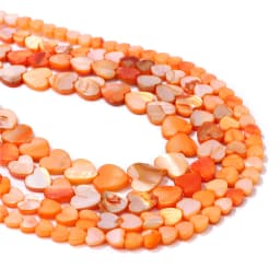 Wholesale Love Heart Star Shell Beads Natural Mother of Pearl Loose Beads for Jewelry Making DIY Charm Bracelet Necklace Earring