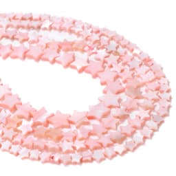 Wholesale Love Heart Star Shell Beads Natural Mother of Pearl Loose Beads for Jewelry Making DIY Charm Bracelet Necklace Earring