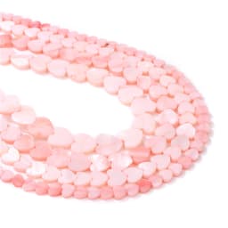 Wholesale Love Heart Star Shell Beads Natural Mother of Pearl Loose Beads for Jewelry Making DIY Charm Bracelet Necklace Earring