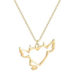 Stainless Steel Heart of Etheria Necklace She-ra Cosplay Pendant She-ra's Safe Heart Necklace for Men and Women Vintage Jewelry
