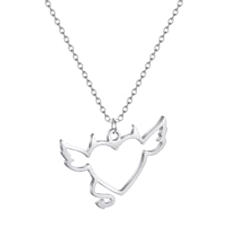 Stainless Steel Heart of Etheria Necklace She-ra Cosplay Pendant She-ra's Safe Heart Necklace for Men and Women Vintage Jewelry