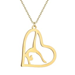 Stainless Steel Heart of Etheria Necklace She-ra Cosplay Pendant She-ra's Safe Heart Necklace for Men and Women Vintage Jewelry