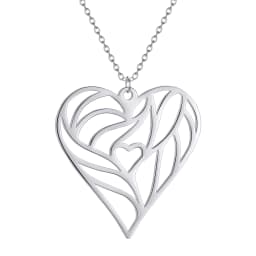 Stainless Steel Heart of Etheria Necklace She-ra Cosplay Pendant She-ra's Safe Heart Necklace for Men and Women Vintage Jewelry