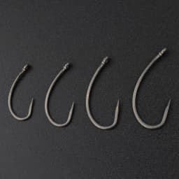 50pcs Carp Fishing Hook Coating Barbless Non-barb Fishhooks High Carbon Steel 8004