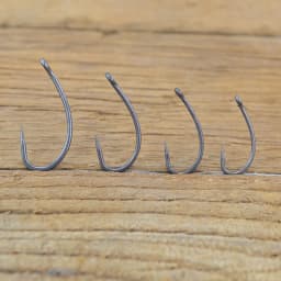 50pcs Carp Fishing Hook Coating Barbless Non-barb Fishhooks High Carbon Steel 8004